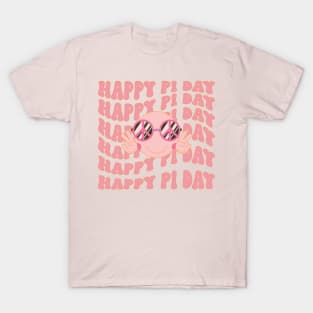 happy pi day groovy style 3.1415 T-Shirt